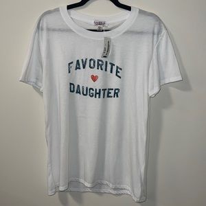 NWT “Favorite Daughter” tee, size Large